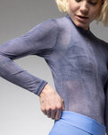 ALÉ Langarm Fahrrad-Shirt - INTIMO KNITTED - Blau