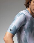 ALÉ Kurzarm Fahrradtrikot - PR-E ARGON - Weiß/Blau