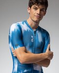 ALÉ Kurzarm Fahrradtrikot - PR-E ARGON - Blau/Weiß