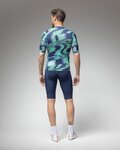 ALÉ Kurzarm Fahrradtrikot - TECHNO PR-E - Grün/Blau
