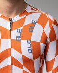 ALÉ Kurzarm Fahrradtrikot - PR-E MULTIVERSO 2.0 - Weiß/Orange