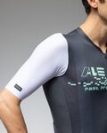 ALÉ Kurzarm Fahrradtrikot - PR-E MEGABYTE 2.0 - Schwarz/Weiß
