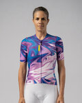 ALÉ Kurzarm Fahrradtrikot - SMOOTHIE - Lila/Blau