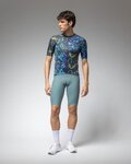 ALÉ Kurzarm Fahrradtrikot - PRAGMA CARAIBI - Schwarz/mehrfarbig