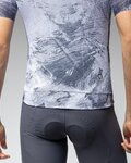 ALÉ Kurzarm Fahrradtrikot - FAN PR-E - Weiß/Grau