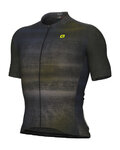 ALÉ Kurzarm Fahrradtrikot - OFF ROAD - GRAVEL TRACCIA - Schwarz/Gelb/Lila