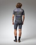 ALÉ Kurzarm Fahrradtrikot - OFF ROAD - GRAVEL TRACCIA - Schwarz/Gelb/Lila