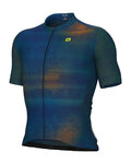 ALÉ Kurzarm Fahrradtrikot - OFF ROAD - GRAVEL TRACCIA - Blau