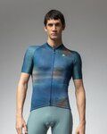 ALÉ Kurzarm Fahrradtrikot - OFF ROAD - GRAVEL TRACCIA - Blau