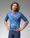 ALÉ Kurzarm Fahrradtrikot - PRAGMA CRASH - Blau