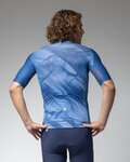 ALÉ Kurzarm Fahrradtrikot - PRAGMA CRASH - Blau