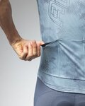ALÉ Kurzarm Fahrradtrikot - FOLLOW ME 2.0 PR-E - Hellblau