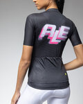 ALÉ Kurzarm Fahrradtrikot - SAUVAGE 2.0 PR-E - Schwarz