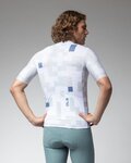 ALÉ Kurzarm Fahrradtrikot - PRAGMA PIXEL - Weiß