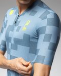 ALÉ Kurzarm Fahrradtrikot - PRAGMA PIXEL - Blau