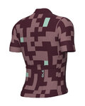 ALÉ Kurzarm Fahrradtrikot - PRAGMA PIXEL - Lila