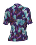 ALÉ Kurzarm Fahrradtrikot - JARDIN 2.0 PR-E - Lila/Blau