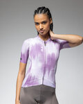 ALÉ Kurzarm Fahrradtrikot - PR-E ARGON - Lila/Weiß