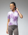 ALÉ Kurzarm Fahrradtrikot - PR-E ARGON - Lila/Weiß