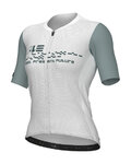 ALÉ Kurzarm Fahrradtrikot - MEGABYTE 2.0 PR-E - Weiß/Blau