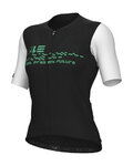 ALÉ Kurzarm Fahrradtrikot - MEGABYTE 2.0 PR-E - Schwarz/Weiß