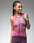 ALÉ Ärmelloses Fahrradtrikot - PRAGMA SURFACE PR-E - Rosa/Rot