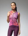 ALÉ Ärmelloses Fahrradtrikot - PRAGMA SURFACE PR-E - Rosa/Rot
