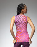 ALÉ Ärmelloses Fahrradtrikot - PRAGMA SURFACE PR-E - Rosa/Rot