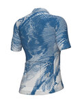 ALÉ Kurzarm Fahrradtrikot - PR-E FAN - Blau/Weiß