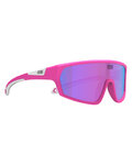 NEON Fahrradsonnenbrille - LOOP - Rosa/Weiß