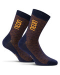 NEON Klassische Fahrradsocken - NEON 3D - Orange/Blau