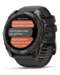 GARMIN Smartwatch - FENIX 8 AMOLED SAPPHIRE 51 mm - Schwarz