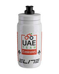 ELITE Fahrrad-Wasserflasche - FLY 550 UAE TEAM EMIRATES 2025 - Weiß/mehrfarbig