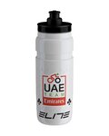 ELITE Fahrrad-Wasserflasche - FLY 750 UAE TEAM EMIRATES 2024 - Weiß/Rot