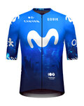 GOBIK Kurzarm Fahrradtrikot - INFINITY MOVISTAR TEAM 2024 - Blau/Weiß