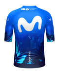 GOBIK Kurzarm Fahrradtrikot - INFINITY MOVISTAR TEAM 2024 - Blau/Weiß