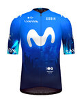 GOBIK Kurzarm Fahrradtrikot - ODYSSEY MOVISTAR TEAM 2024 - Blau/Weiß