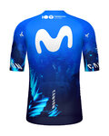 GOBIK Kurzarm Fahrradtrikot - ODYSSEY MOVISTAR TEAM 2024 - Blau/Weiß