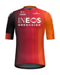 GOBIK Kurzarm Fahrradtrikot - ODYSSEY INEOS GRENADIERS 2025 - Orange/Rot