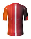 GOBIK Kurzarm Fahrradtrikot - ODYSSEY INEOS GRENADIERS 2025 - Orange/Rot