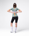 GOBIK Kurzarm Fahrradtrikot - ODYSSEY NETCOMPANY INEOS 26 - Grün/Orange