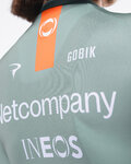 GOBIK Kurzarm Fahrradtrikot - ODYSSEY NETCOMPANY INEOS 26 - Grün/Orange