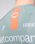 GOBIK Kurzarm Fahrradtrikot - ODYSSEY NETCOMPANY INEOS 26 - Grün/Orange