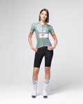 GOBIK Kurzarm Fahrradtrikot - ODYSSEY NETCOMPANY INEOS 26 - Grün/Orange