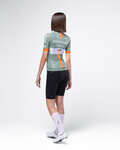 GOBIK Kurzarm Fahrradtrikot - ODYSSEY NETCOMPANY INEOS 26 - Grün/Orange