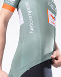 GOBIK Kurzarm Fahrradtrikot - ODYSSEY NETCOMPANY INEOS 26 - Grün/Orange