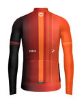 GOBIK Langarm Fahrradtrikot für den Winter - HYDER INEOS GRENADIERS 2024 - Rot/Orange