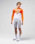 GOBIK Langarm Fahrradtrikot für den Sommer - HYDER INEOS GRENADIERS 26 - Weiß/Orange