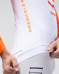 GOBIK Langarm Fahrradtrikot für den Sommer - HYDER INEOS GRENADIERS 26 - Weiß/Orange