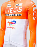 GOBIK Langarm Fahrradtrikot für den Sommer - HYDER INEOS GRENADIERS 26 - Weiß/Orange